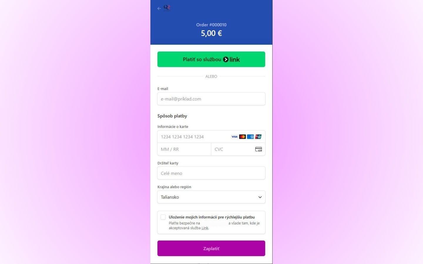 Wiele płatności i dzielenie rachunku