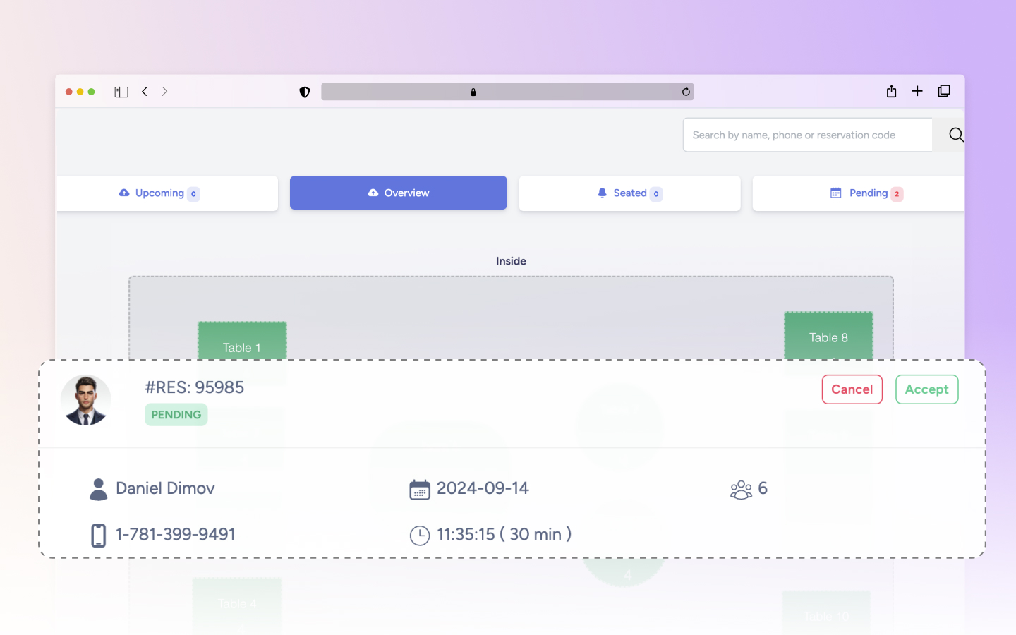 Čekací listina s přesným ETA